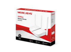 MERCUSYS MW305R, 4Port, 300Mbps, 2.4Ghz WiFi, Masaüstü, Megabit, Router