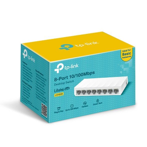 TP-LINK LS1008 8-Port 10/100Mbps Masaüstü Switch