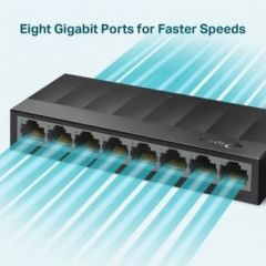 Tp-Link LS1008G 8 Port 10/100/1000 Yönetilemez Plastik Kasa Switch