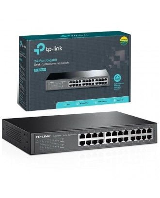 TP-Link TL-SG1024D 24 Port 10/100/1000 Mbps Gigabit-Rackmount Switch