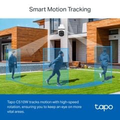 TP-Link Tapo C510W, 2K QHD, Yatay Dikey Dış Mekan IP66, WiFi, Renkli Gece Görüşü, İki Yönlü Ses Güvenlik Kamerası