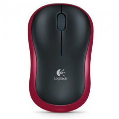 LOGITECH 910-002237, M185 Kırmızı, USB Nano 2,4G Kablosuz, 1000dpi, Optik, 3 Tuşlu, 12ay Pil Ömrü, Mouse