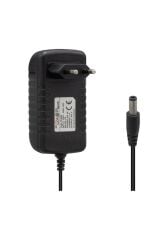 POWERMASTER  24 VOLT - 1 AMPER 5.5*2.5 MM UÇLU PRİZ TİPİ PLASTİK KASA ADAPTÖR