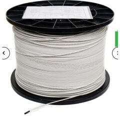 Fiber Optik Kablo Drop İç Mekan (1 Core) 2x0.4mm Stell 2,0x 3.00mm LSZH (1000 M)