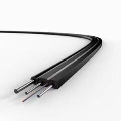 Fiber Optik Kablo Dış Mekan G.657A1 1000M 2 Core Sıngle Mod Çelik Gergi Ve Koruma Telli Fiber Kablo